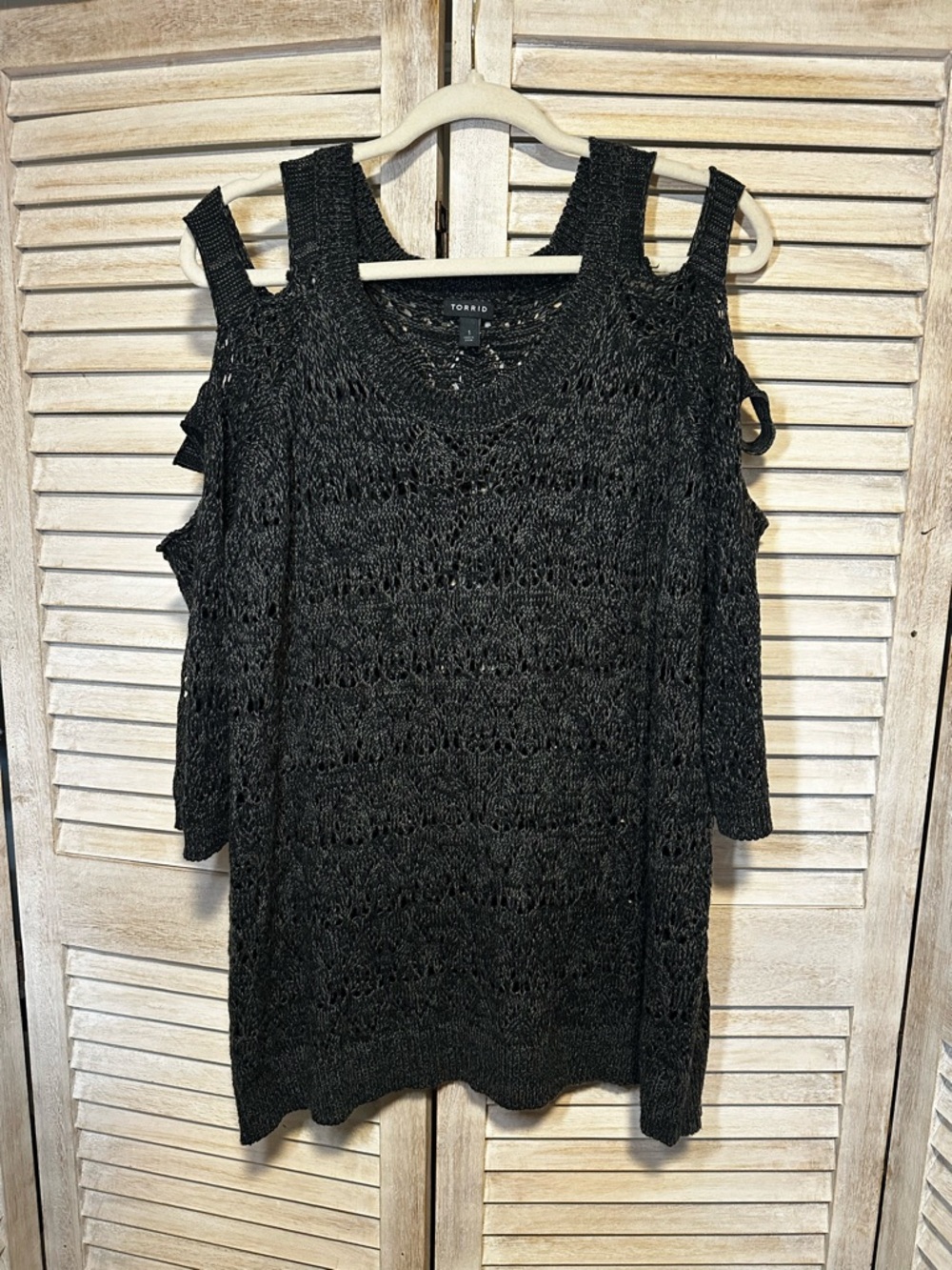 Torrid Cold Shoulder Sweater